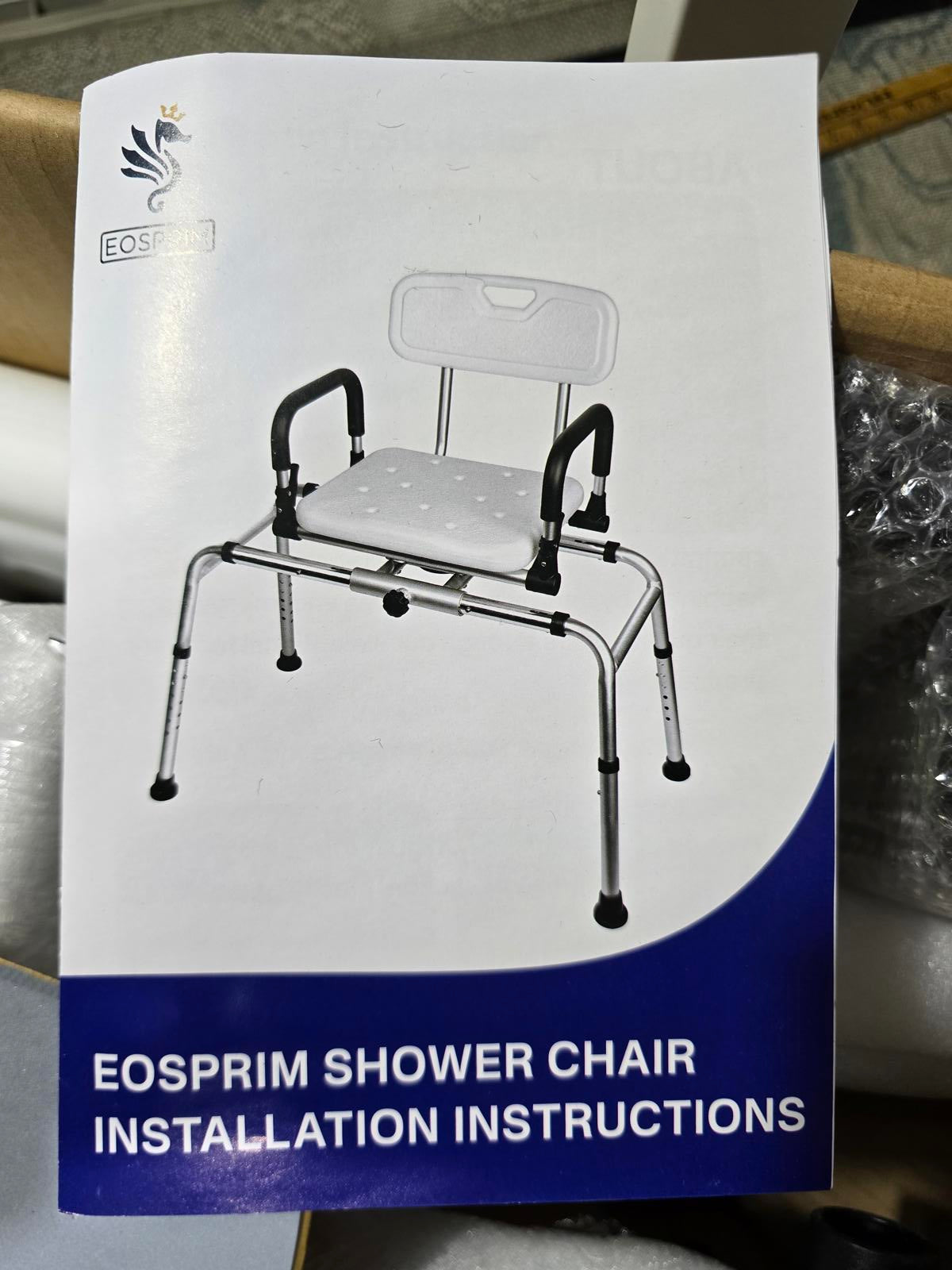 Shower/Tub Chair with Swivel Seat