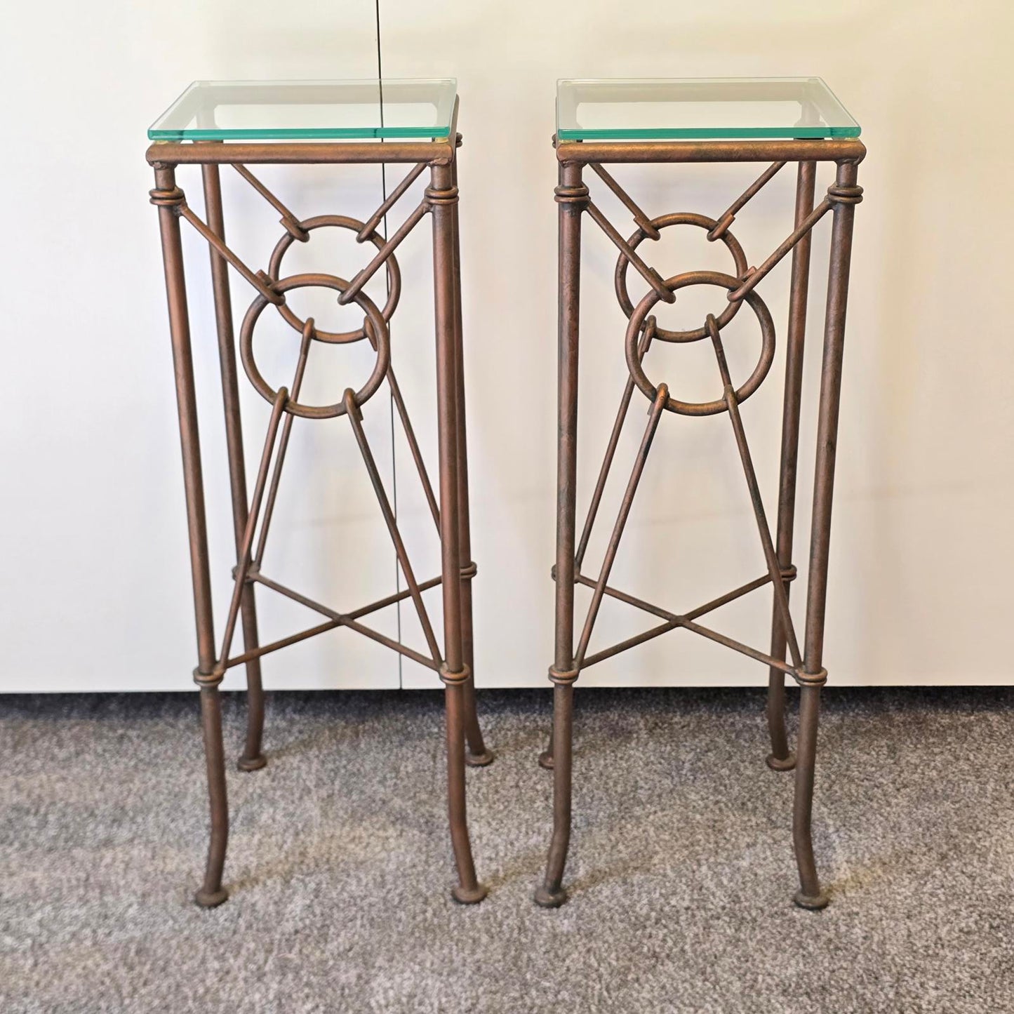 Pair of Tables in the French Neoclassical Style of Giovanni Banci for Hermes