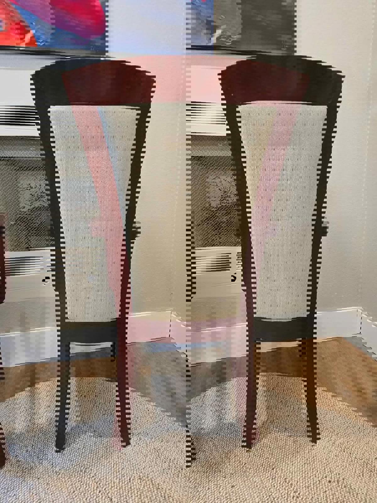 Elegant Pair of Armed Side Chairs