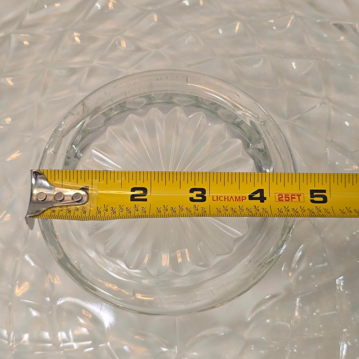 Vintage Large L.E. Smith Glass Dominion Platter