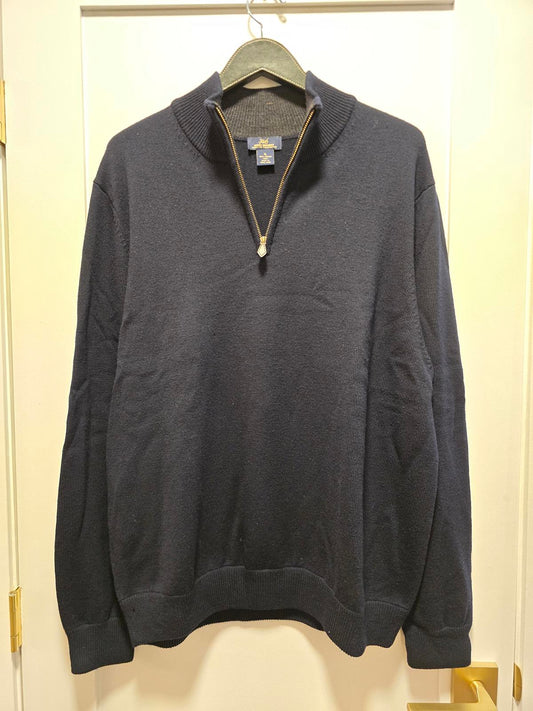 Men's XL Brooks Brother's 1/4 Zip Wool Sweater