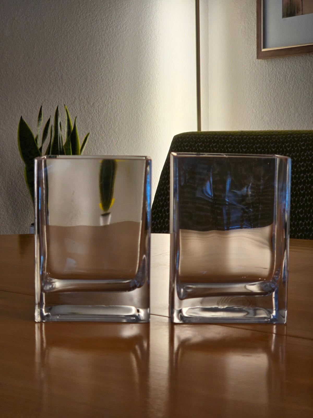 Set of 2 Cube Vases