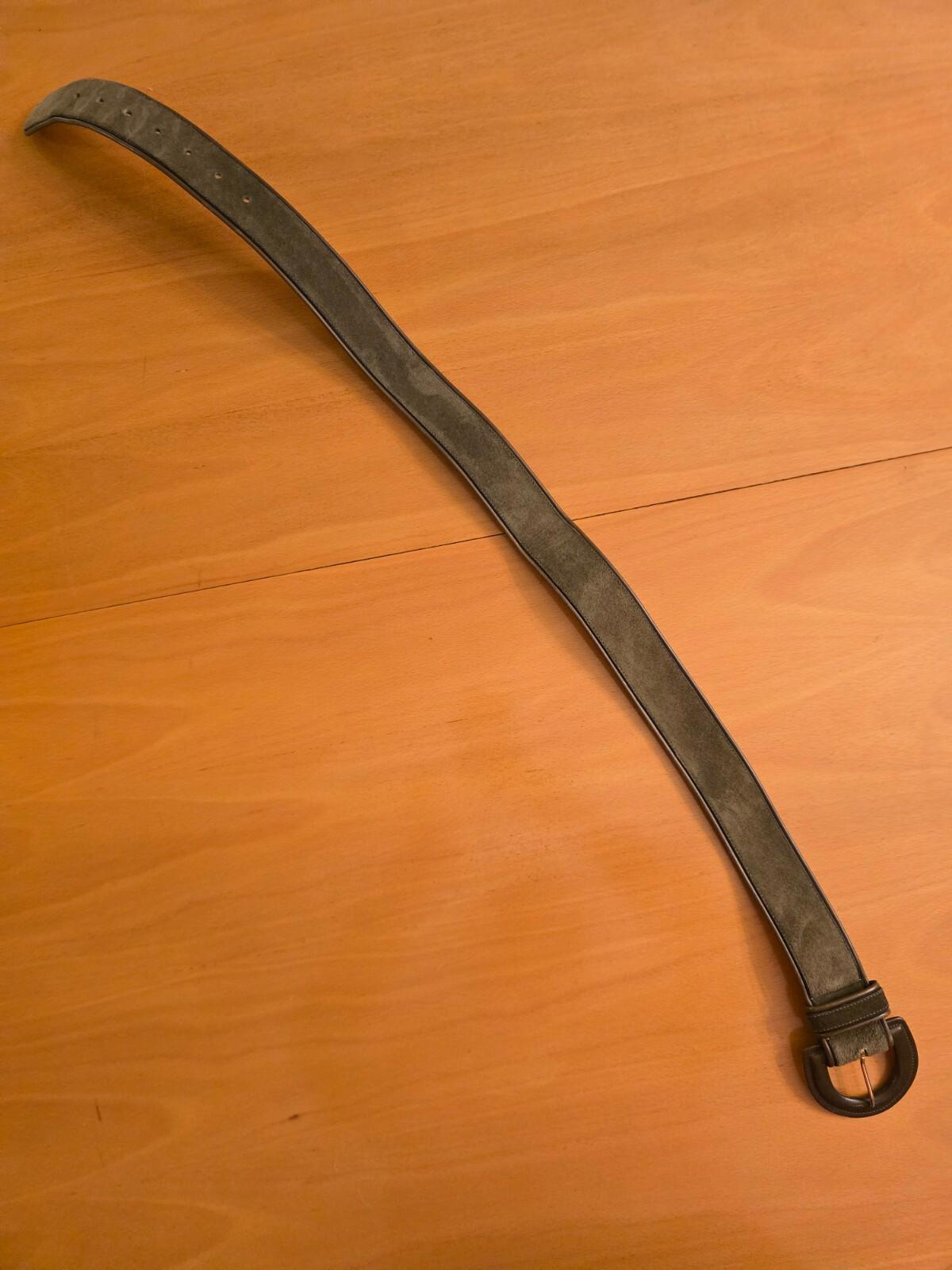 Anne Klein Green Suede Belt - Large