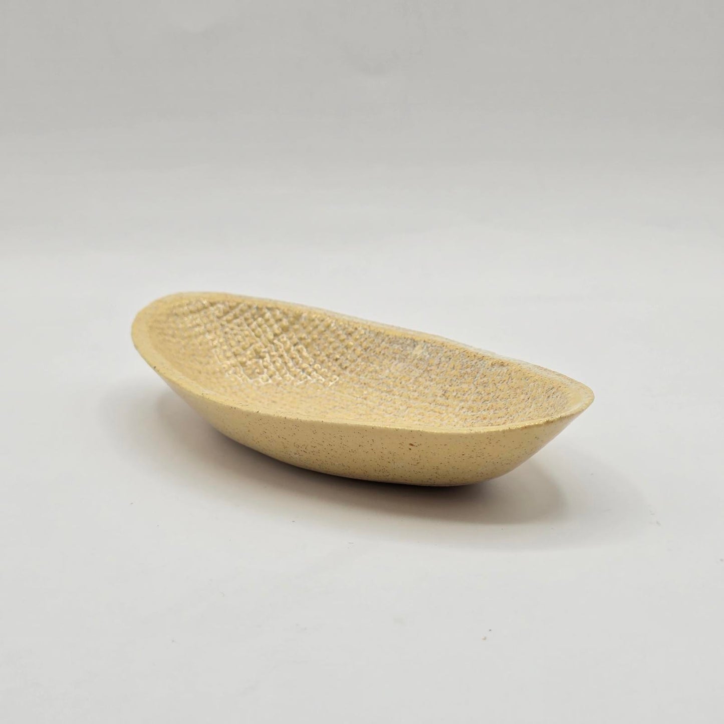 Handcrafted Studio Pottery Basket Weave Pattern - Set Of 3 Au Gratin Dishes