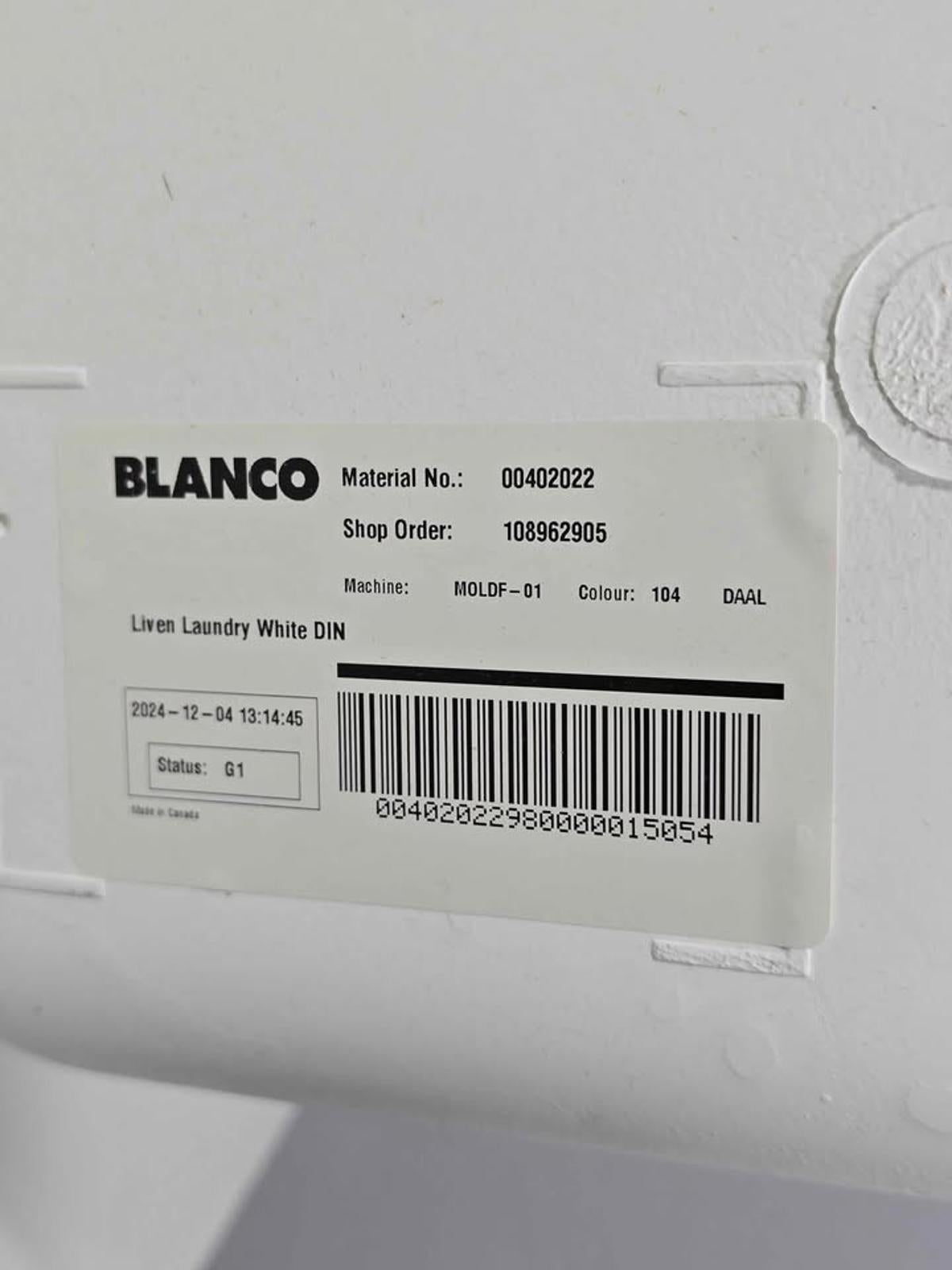 Blanco Liven 25" Dual Mount Single Basin SILGRANIT Laundry Sink