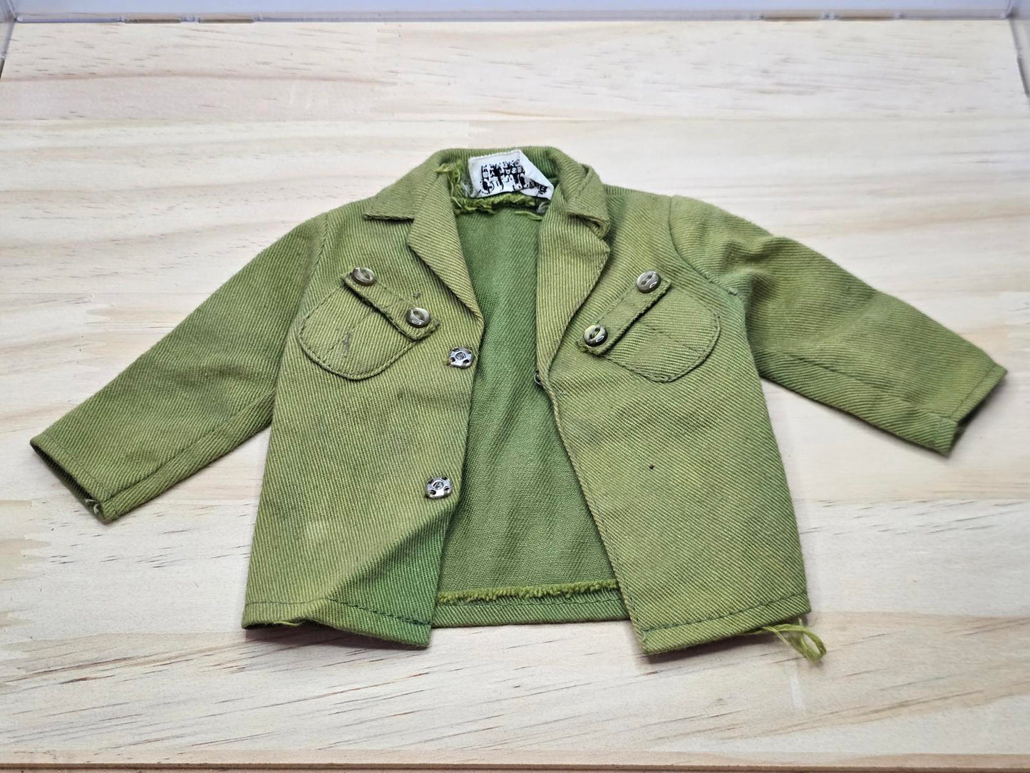 Vintage G.I. Joe Talking Commander Jacket w/ White Shirt