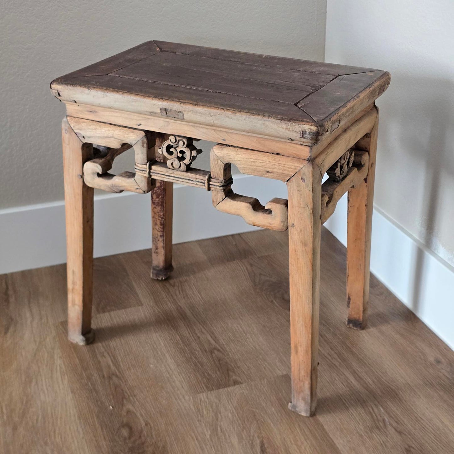 Antique Chinese Elm Side Table