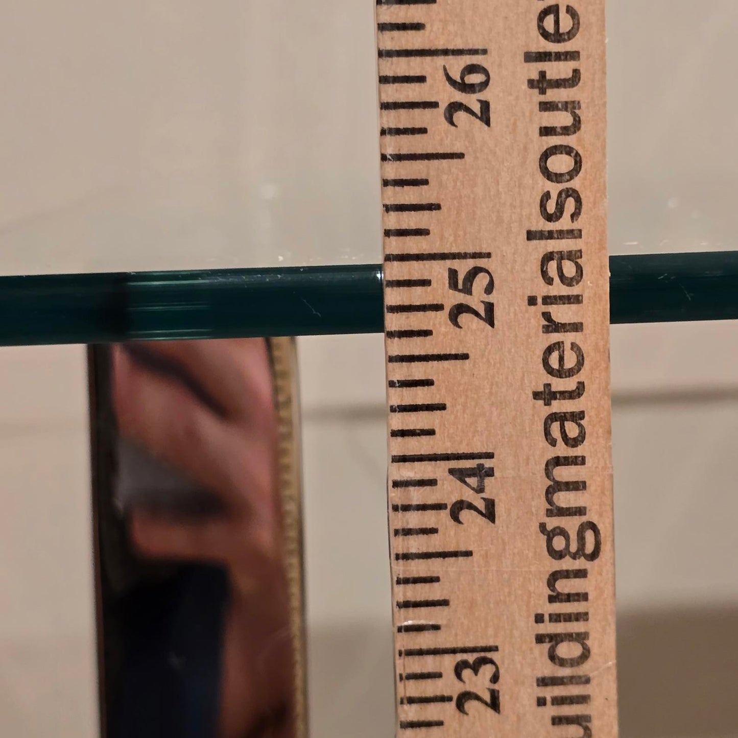 Vintage Post Modern Glass and Chrome Table