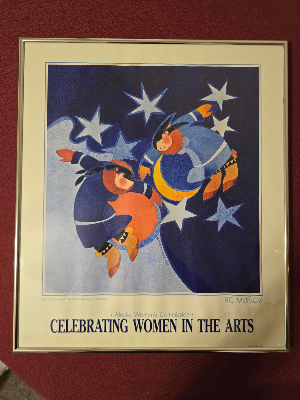 Rie Munoz Museum Exhibition Poster for Celebrating Women in the Arts