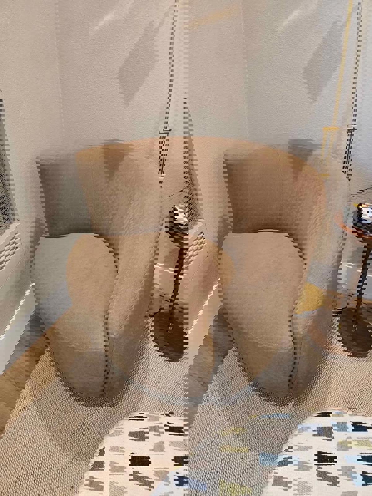 Custom Corkscrew Swivel Chair