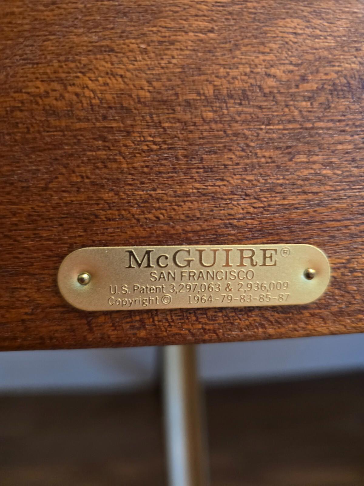 Vintage McGuire King/2 Twin Rattan Headboards