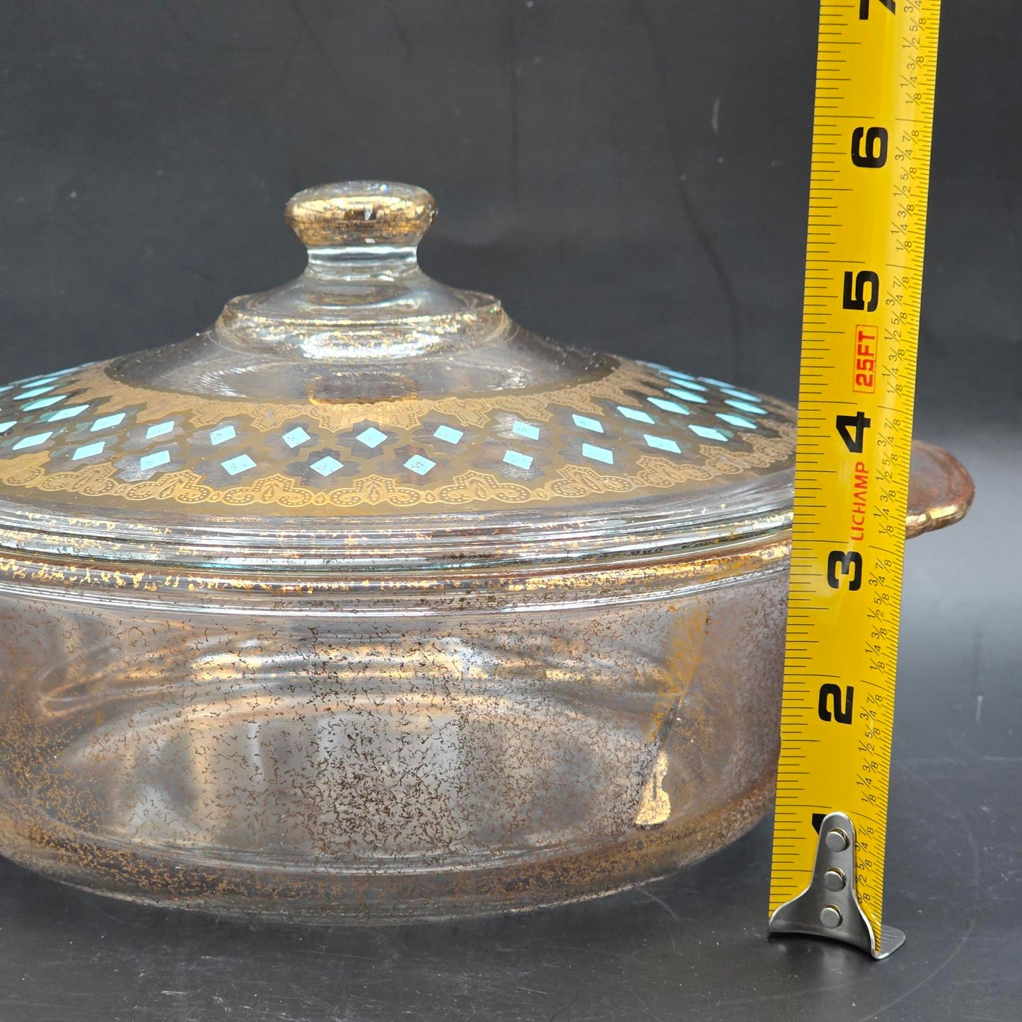 Vintage Fire King Casserole w/Lid Designed by George Briard