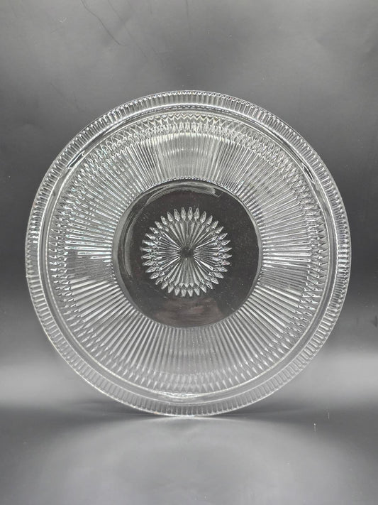 Vintage Jeanette Glass Company Anniversary 12.5" Serving Platter