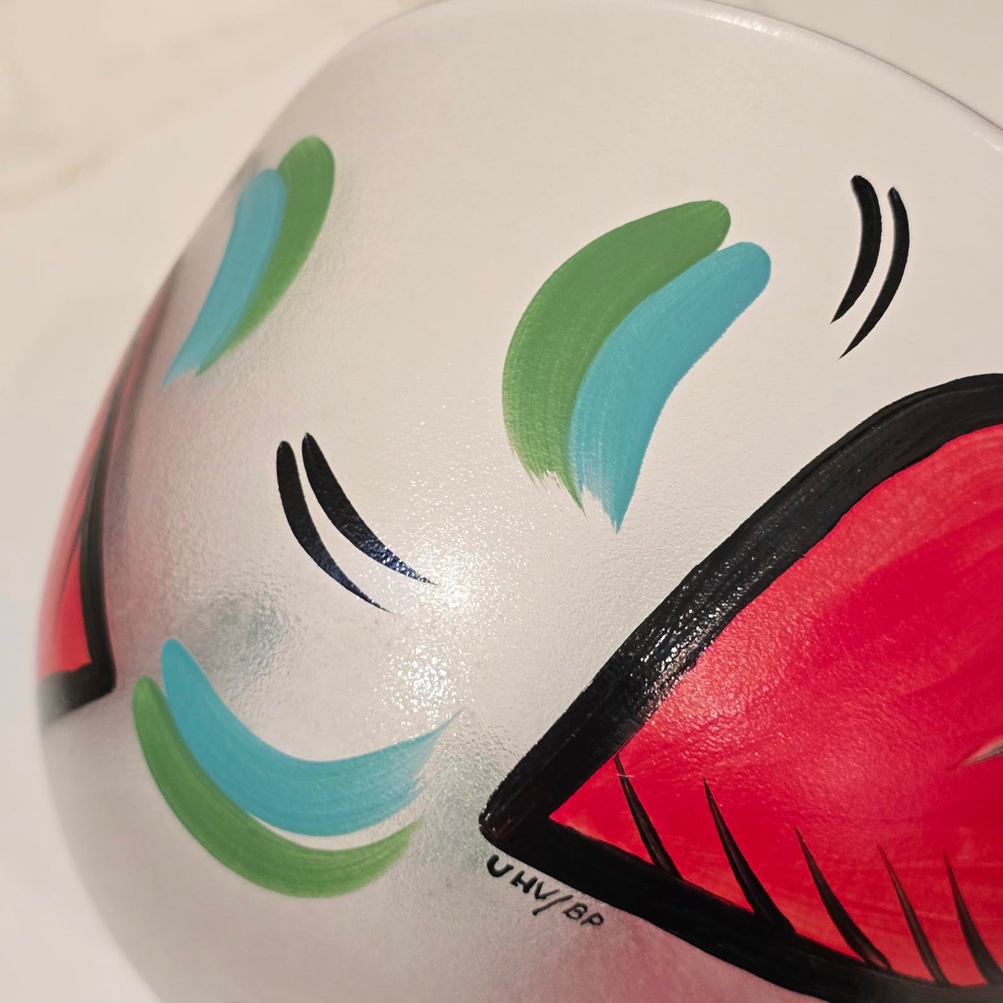 Kosta-Boda Hand-Painted Large Floating Hearts Bowl- Priced Individually, 2 Avail