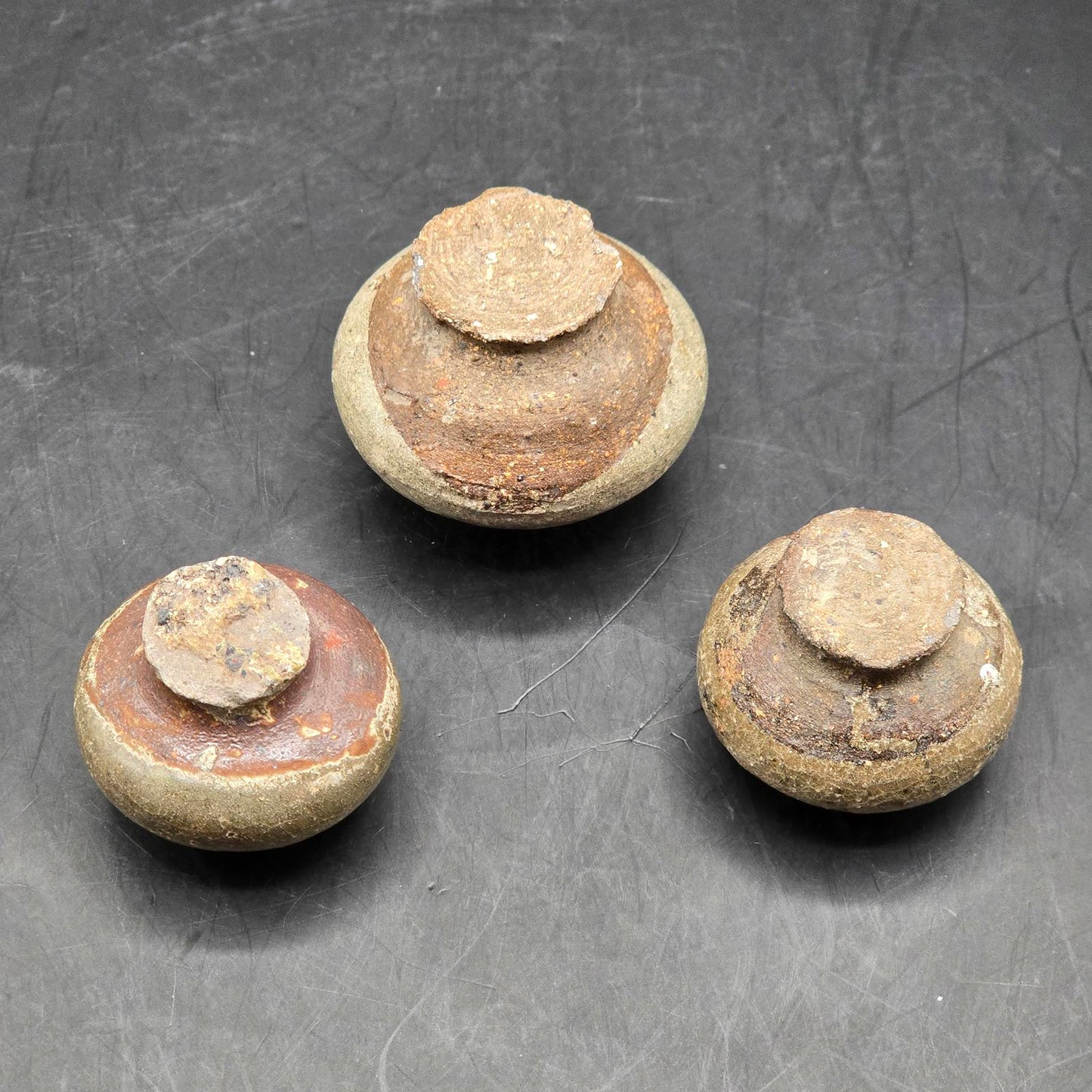 Antique 16th Century Vietnamese Lime Pots