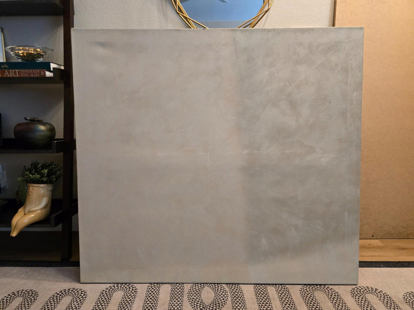 Original Carol Hamoy paint on canvas- Ellis Island