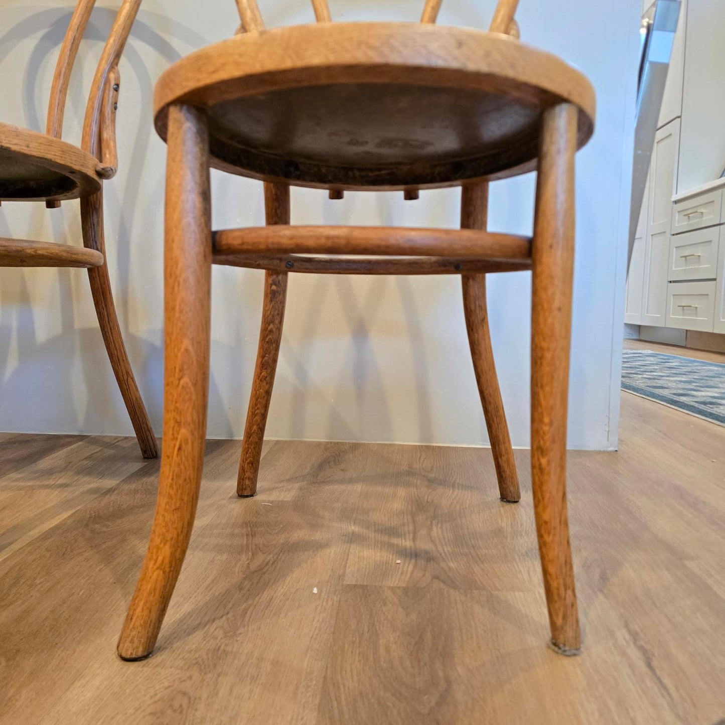 Antique Thonet-Style No 14 Bentwood Cafe Chairs