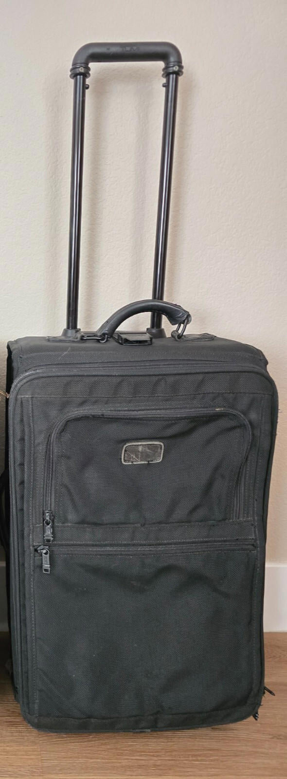 Tumi-Vintage Black Ballistic Nylon 22" Carry-On Suitcase