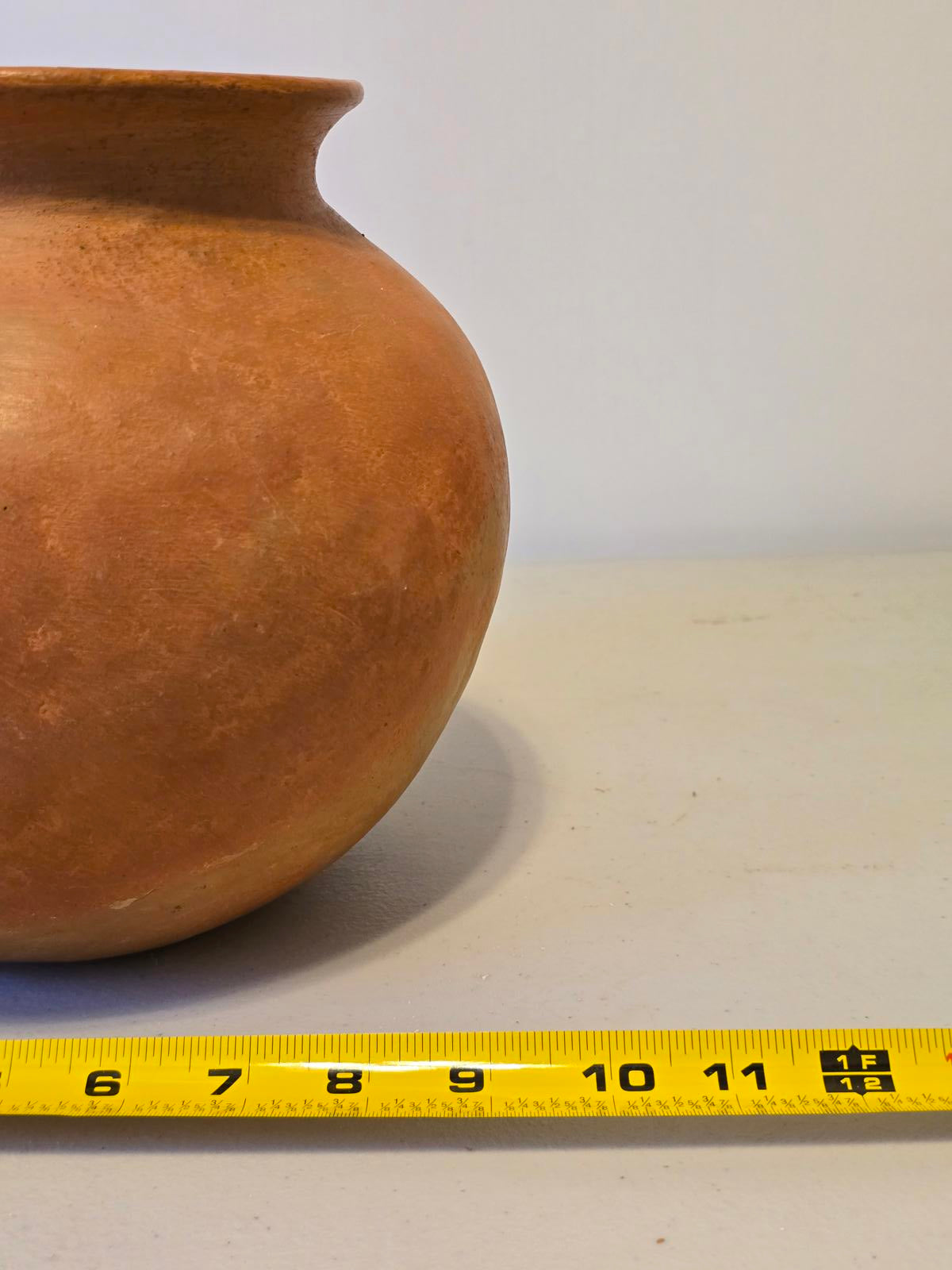 Vintage Mexican Handcrafted, Pit-Fired Olla or Pot