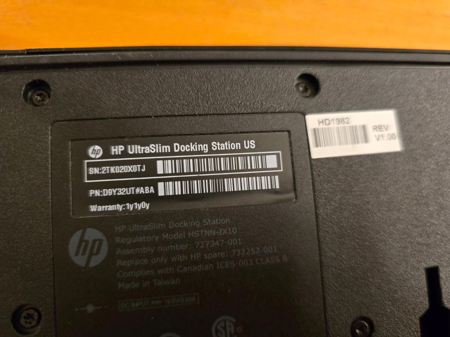 HP UltraSlim Docking Station