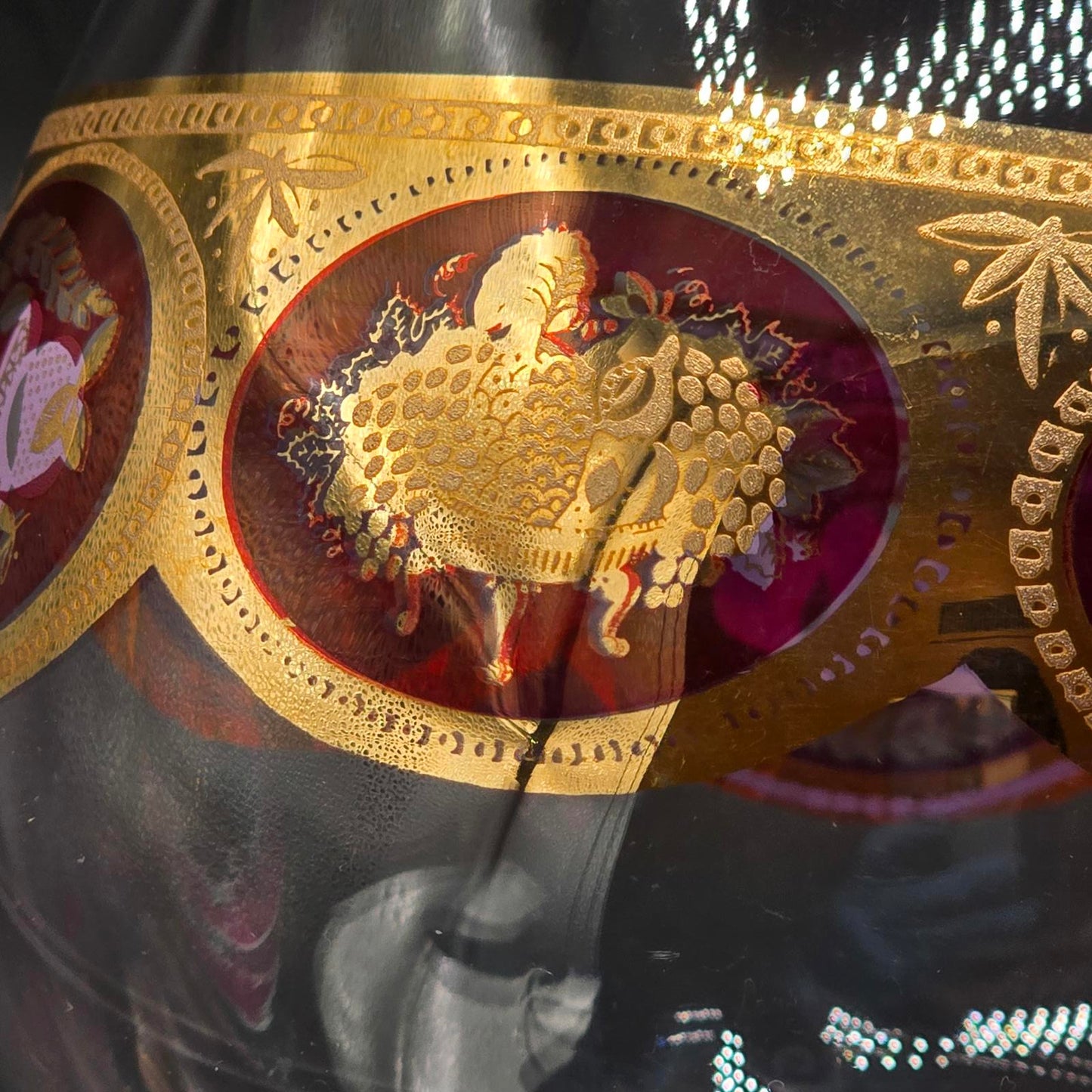 Vintage MCM Cera Bountiful Fruit Pitcher