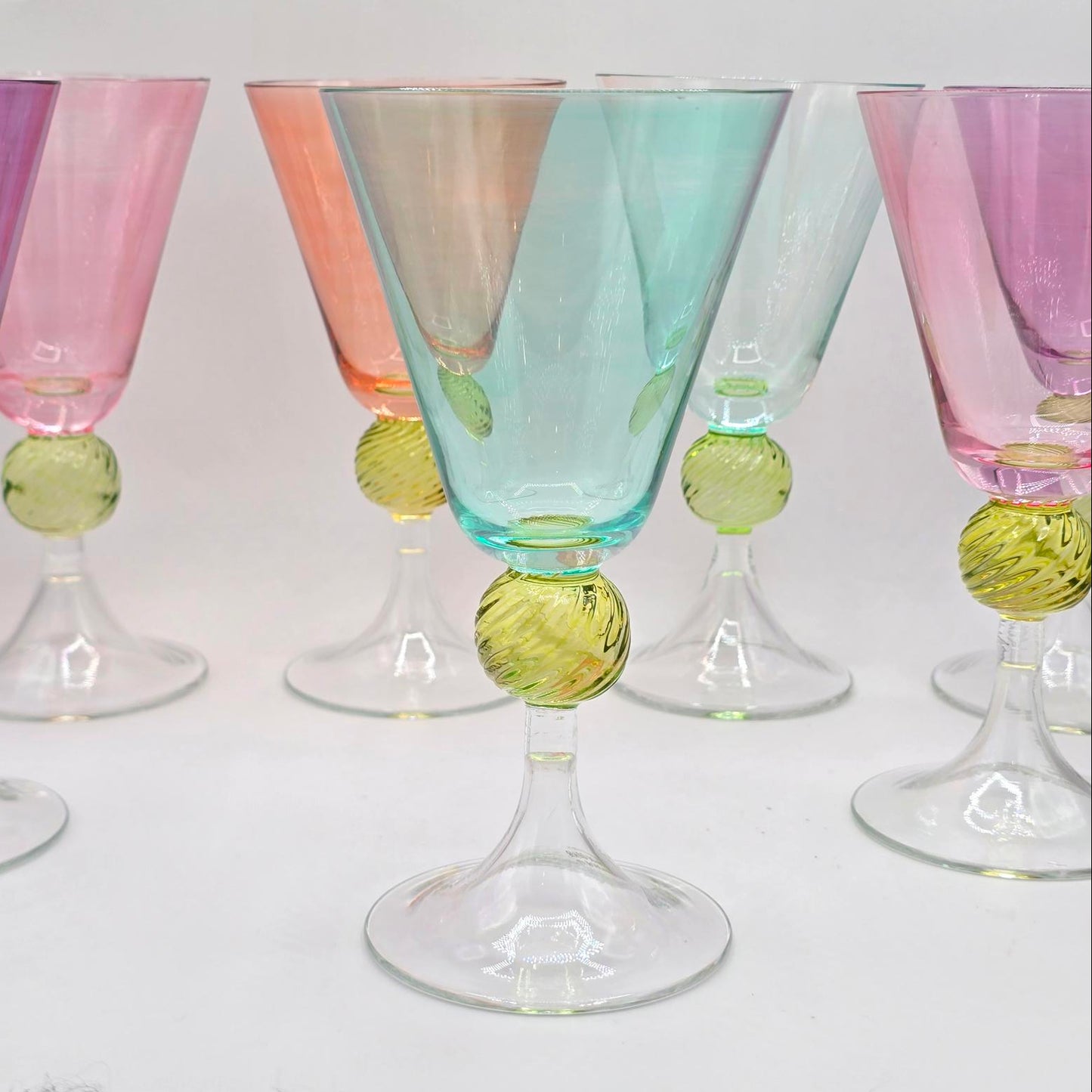 Southern Living at Home "Tango" Hand-Blown Water Glasses