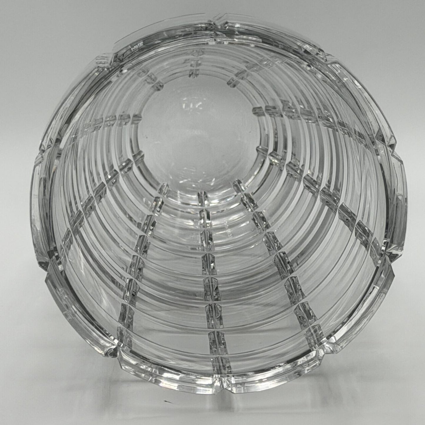 Vintage European Lead Crystal Cube/Window Pane Vase
