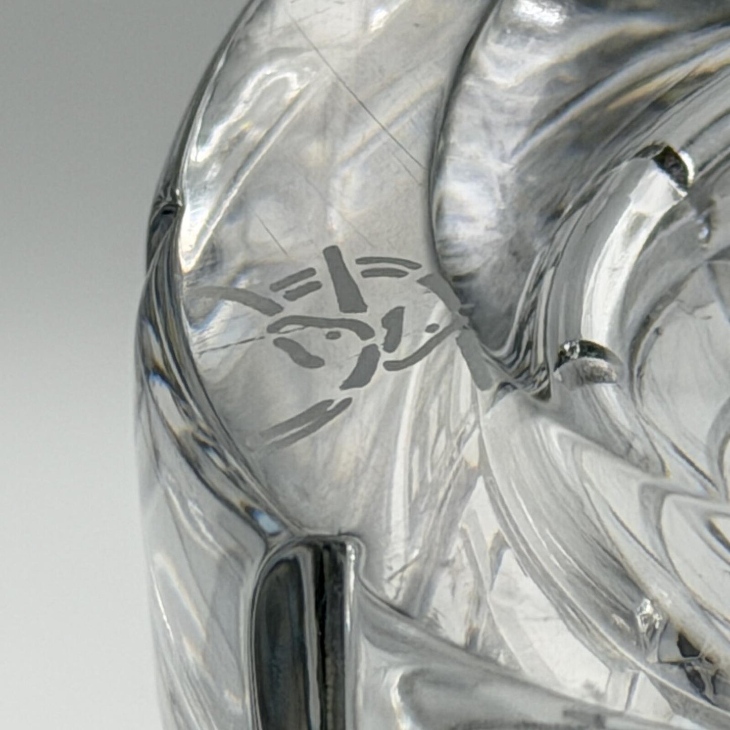 Vintage European Lead Crystal Cube/Window Pane Vase