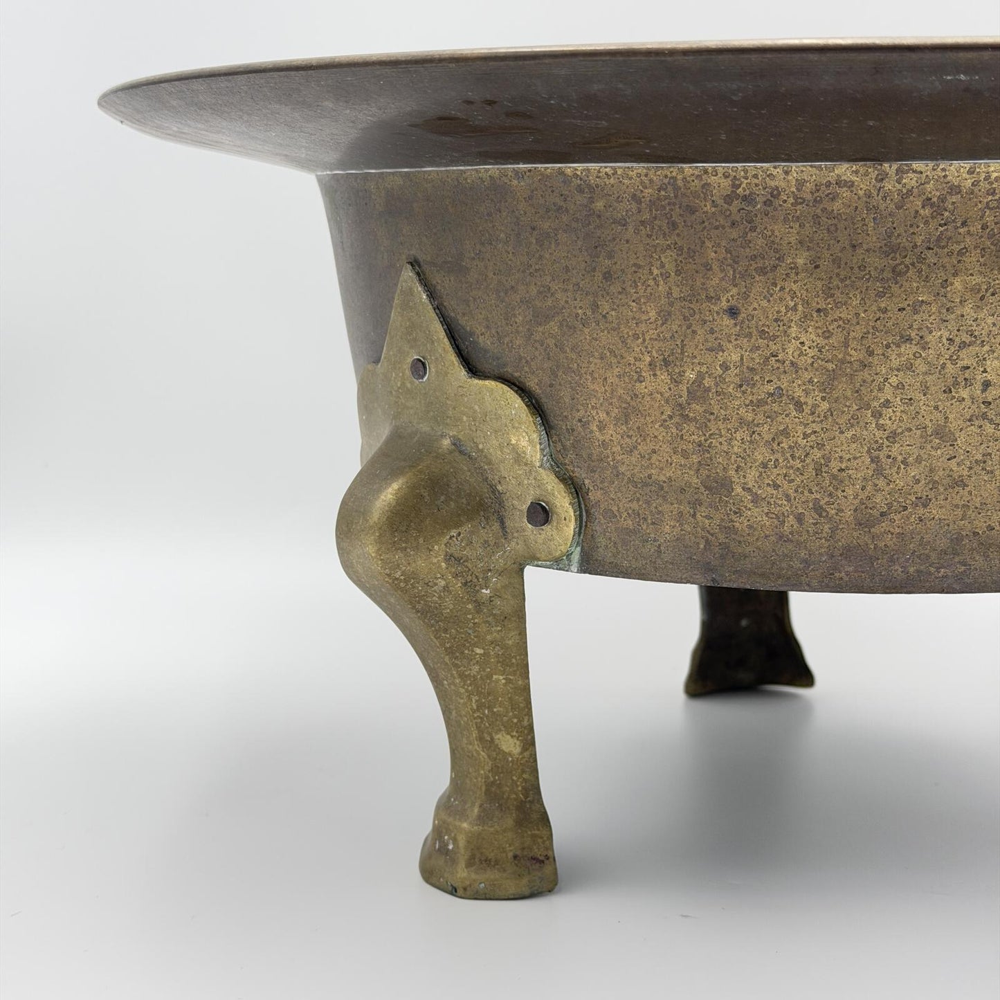 Antique Korean Brass Brazier(Hibachi)