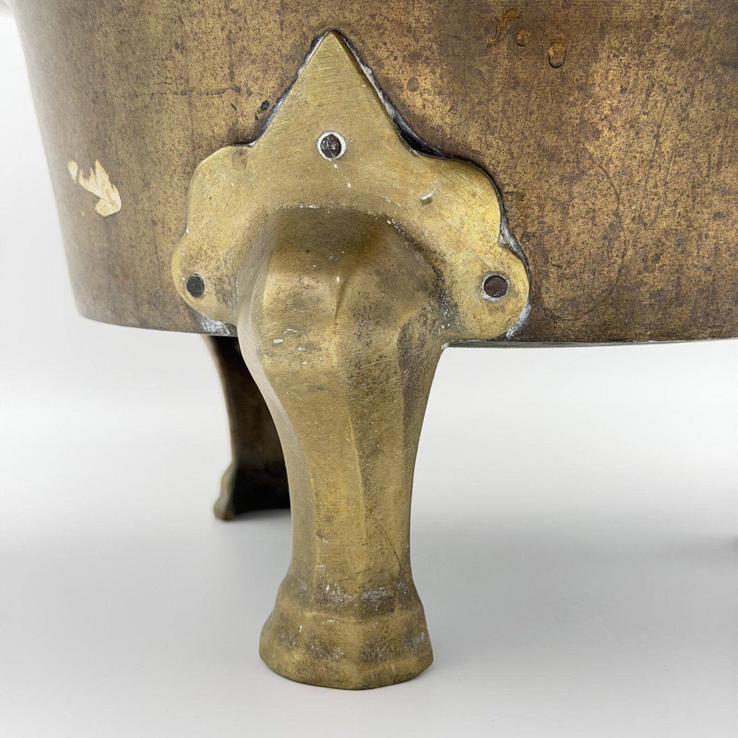 Antique Korean Brass Brazier(Hibachi)