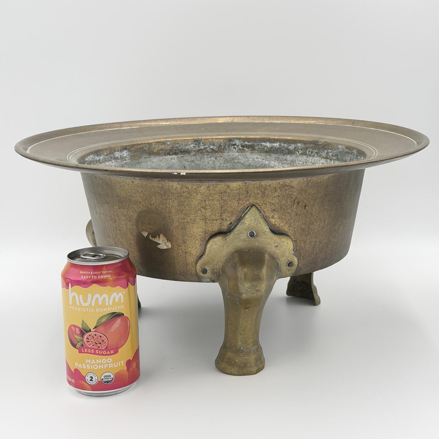 Antique Korean Brass Brazier(Hibachi)