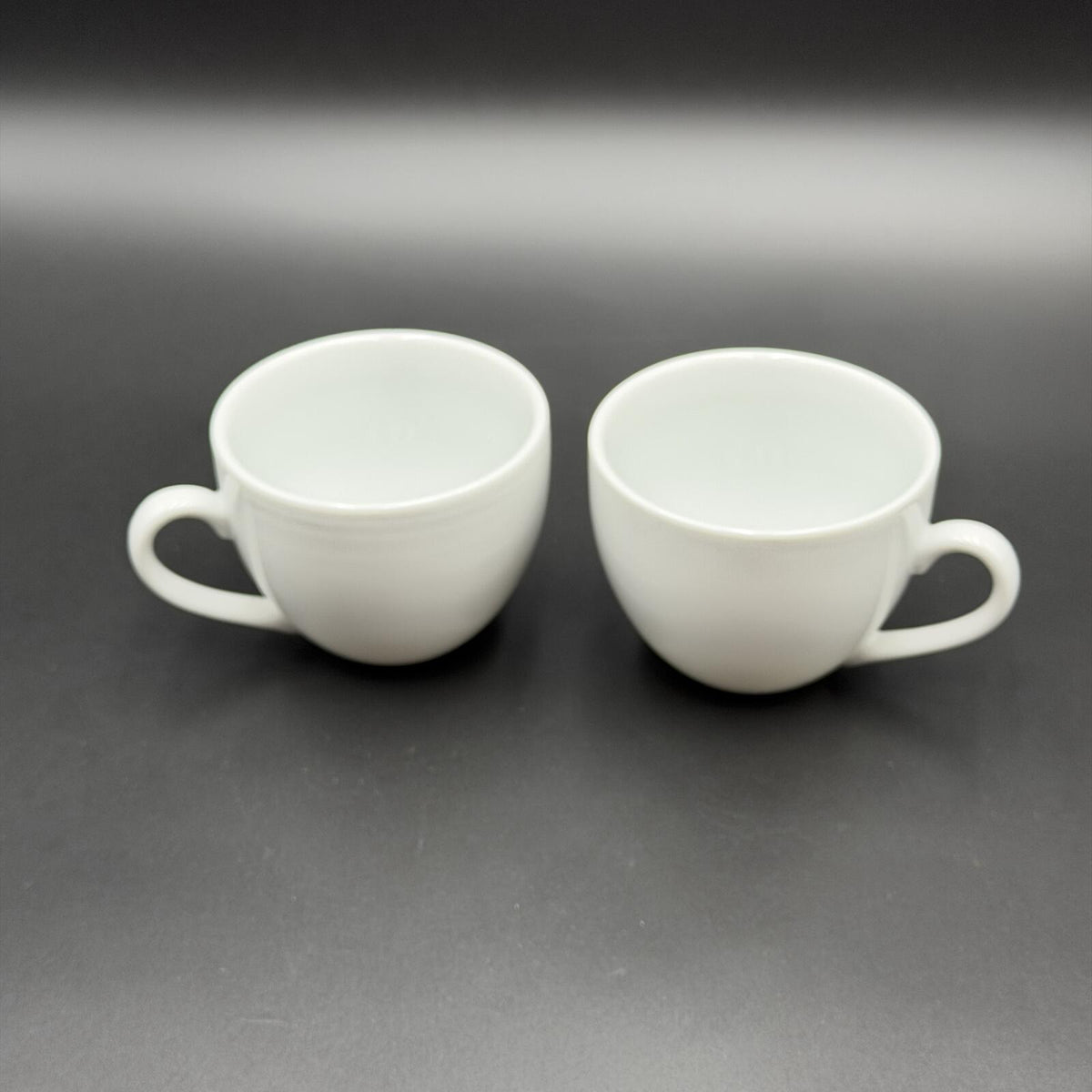 Vintage Williams Sonoma Brasserie Coffee/Tea Cups - White