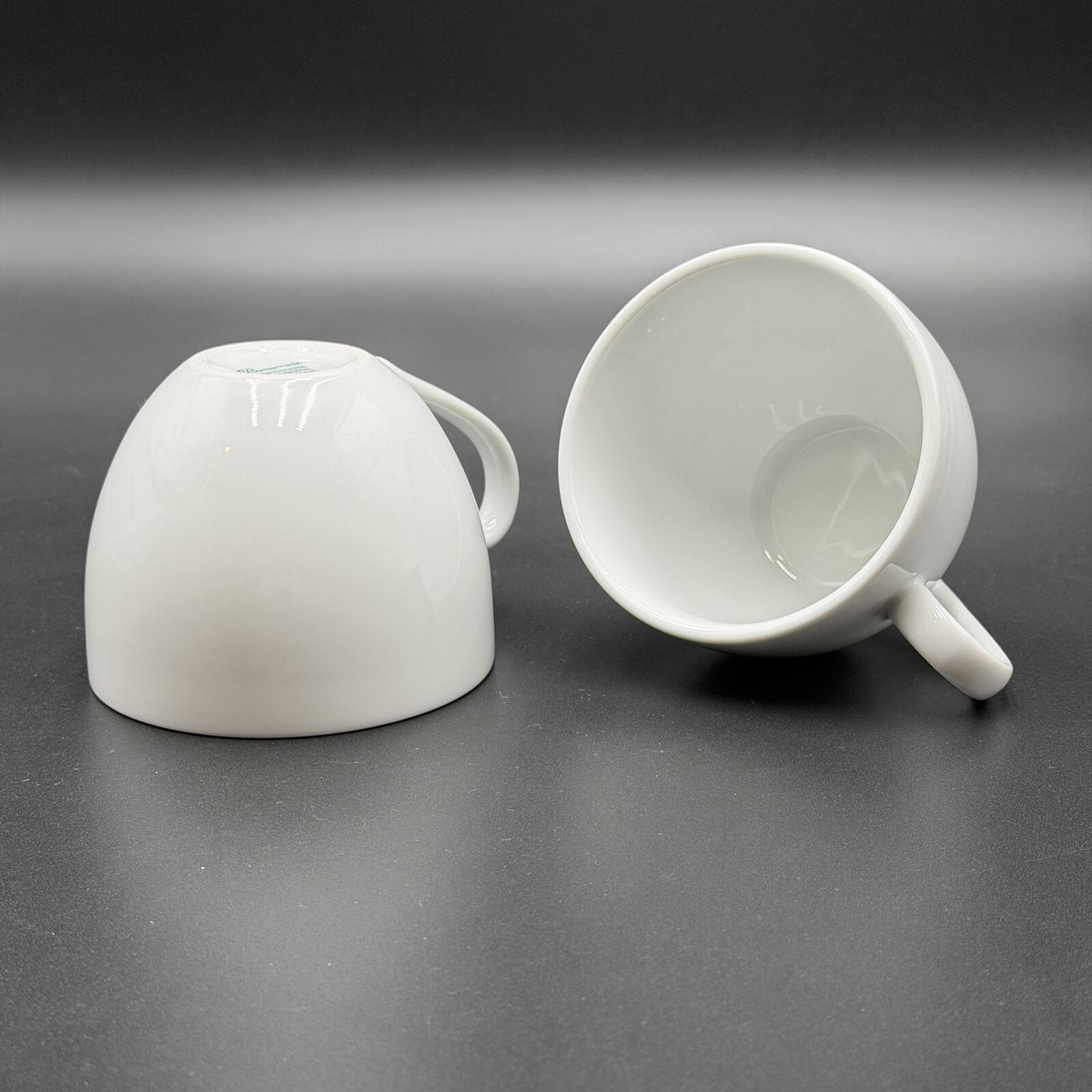 Vintage Williams Sonoma Brasserie Coffee/Tea Cups - White