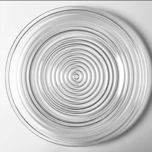 Vintage Anchor Hocking Ridged Depression Glass Plates