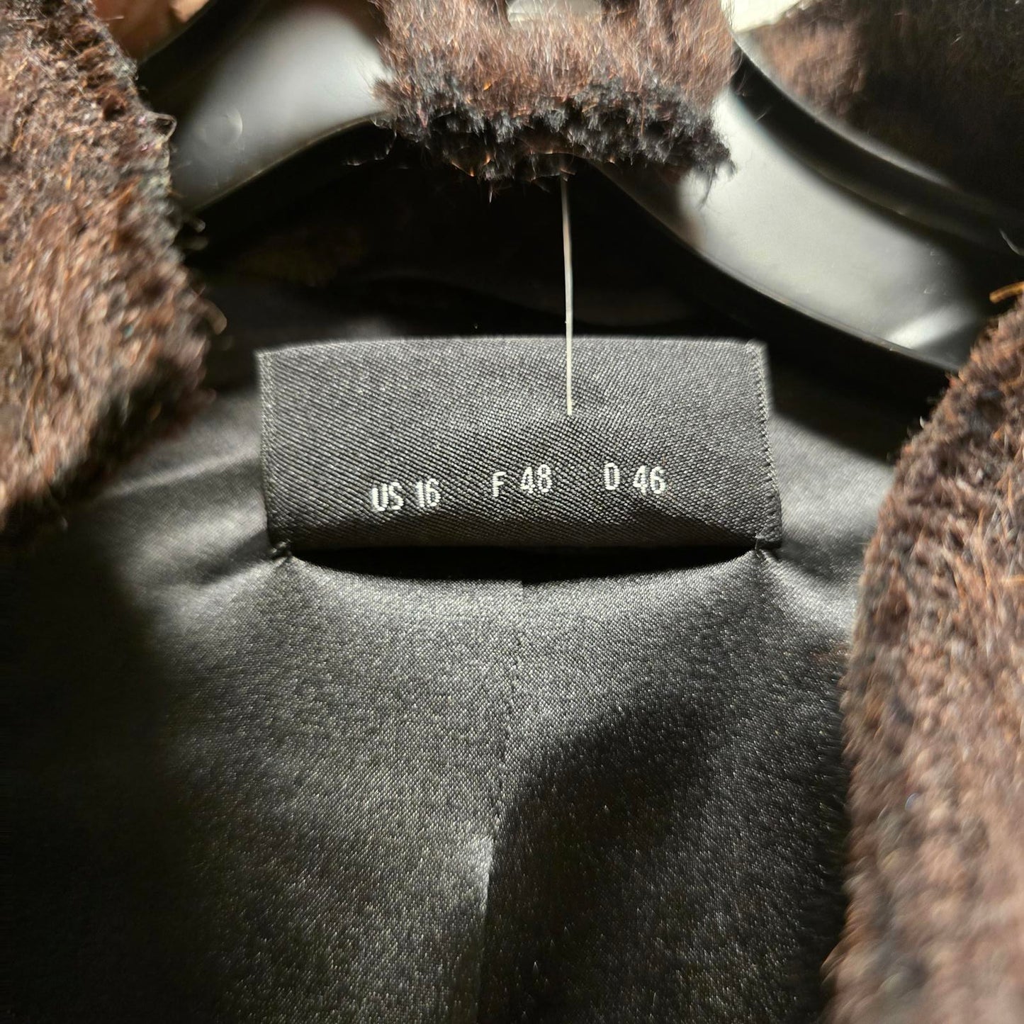 Akris Women's Fitted Brown Alpaca/Wool Blend Jacket - size 16