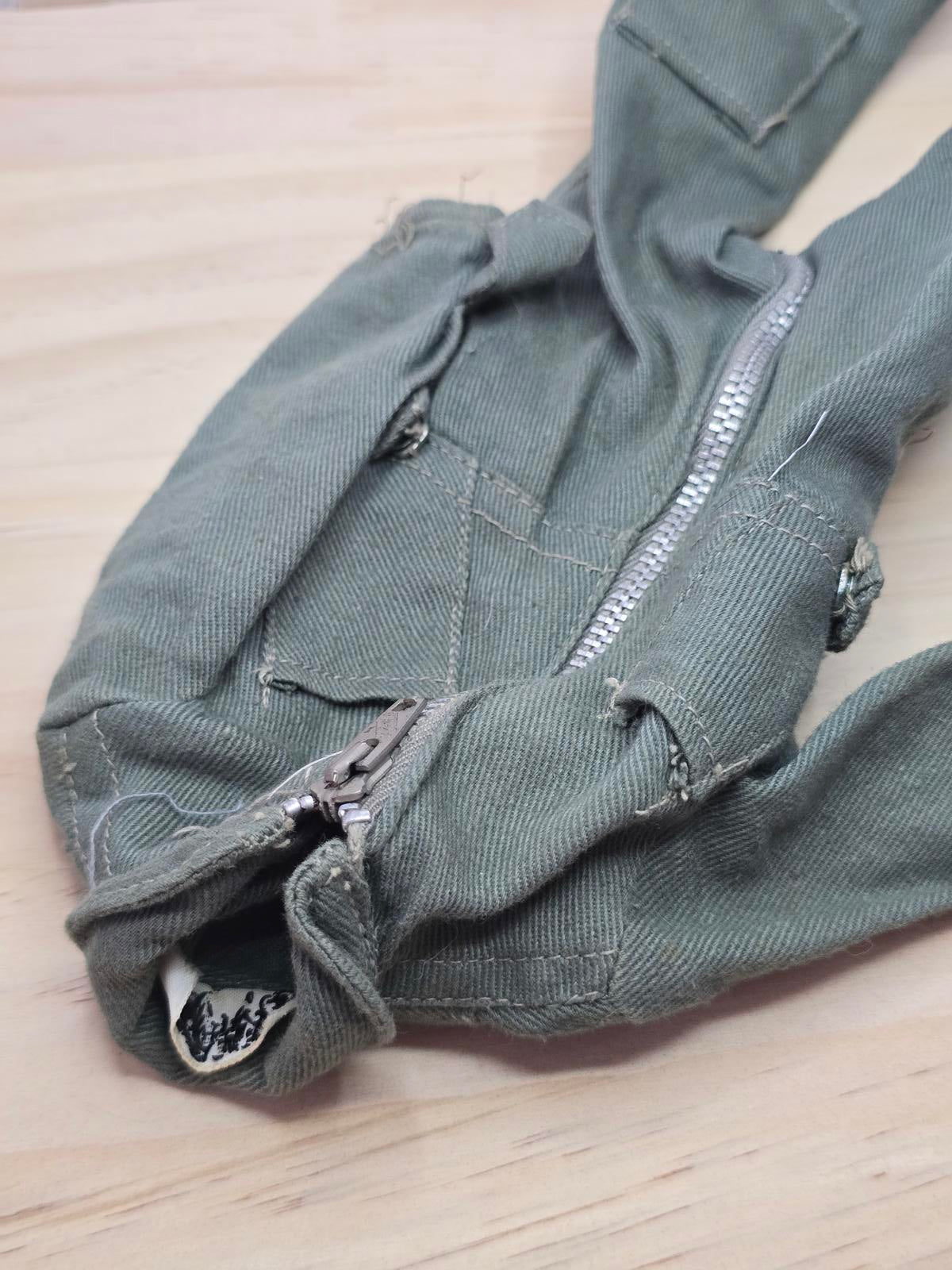 Vintage G.I. Joe Scramble Pilot Flight Suit w/ Helmet and Signal Paddles