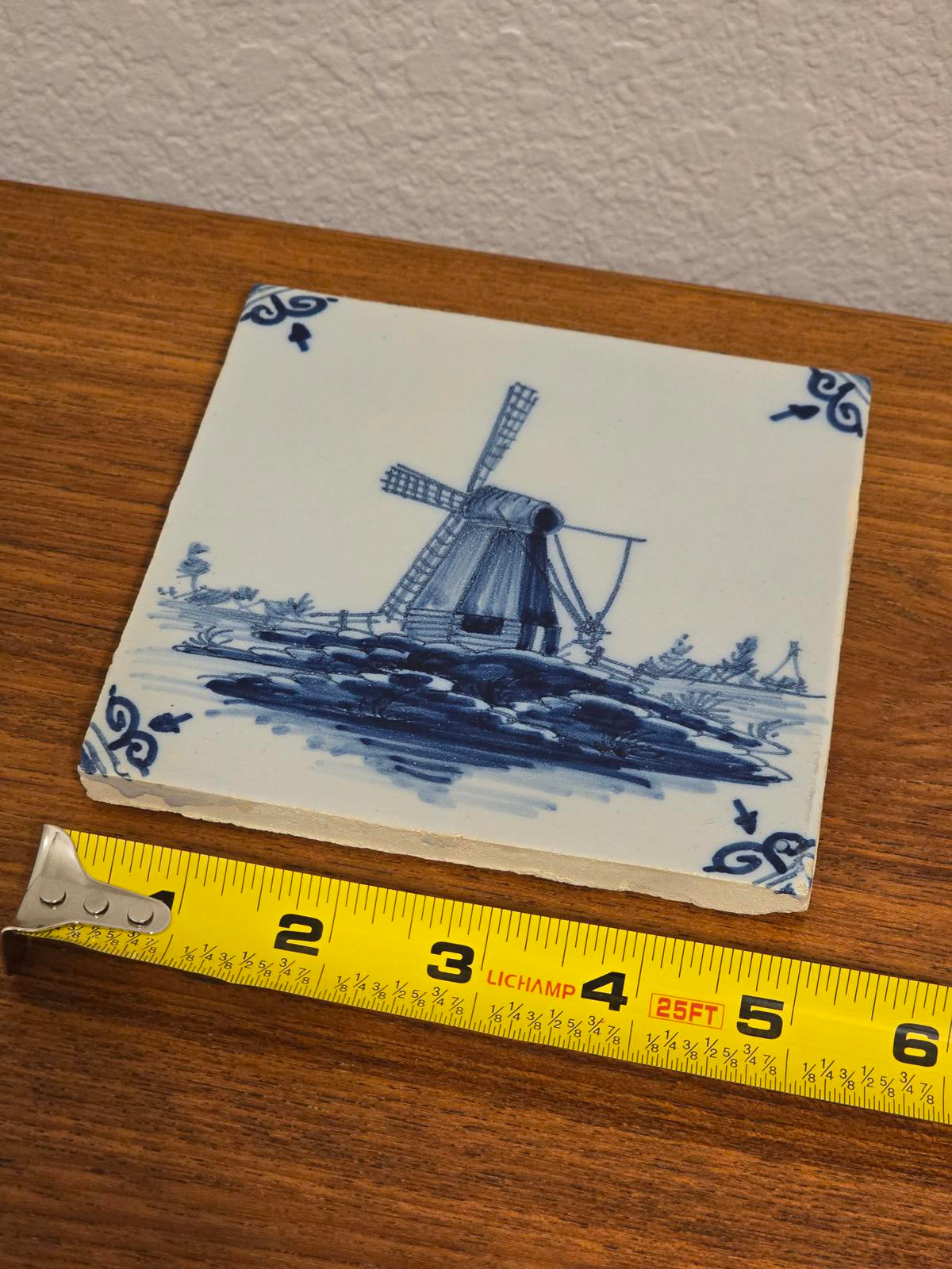 Vintage Hand-Painted, Makkum Tichelaar Delft, Holland Tiles