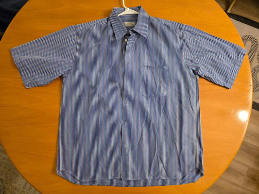 Maus & Hoffman Men's Short Sleeve Button Down Shirt - XL