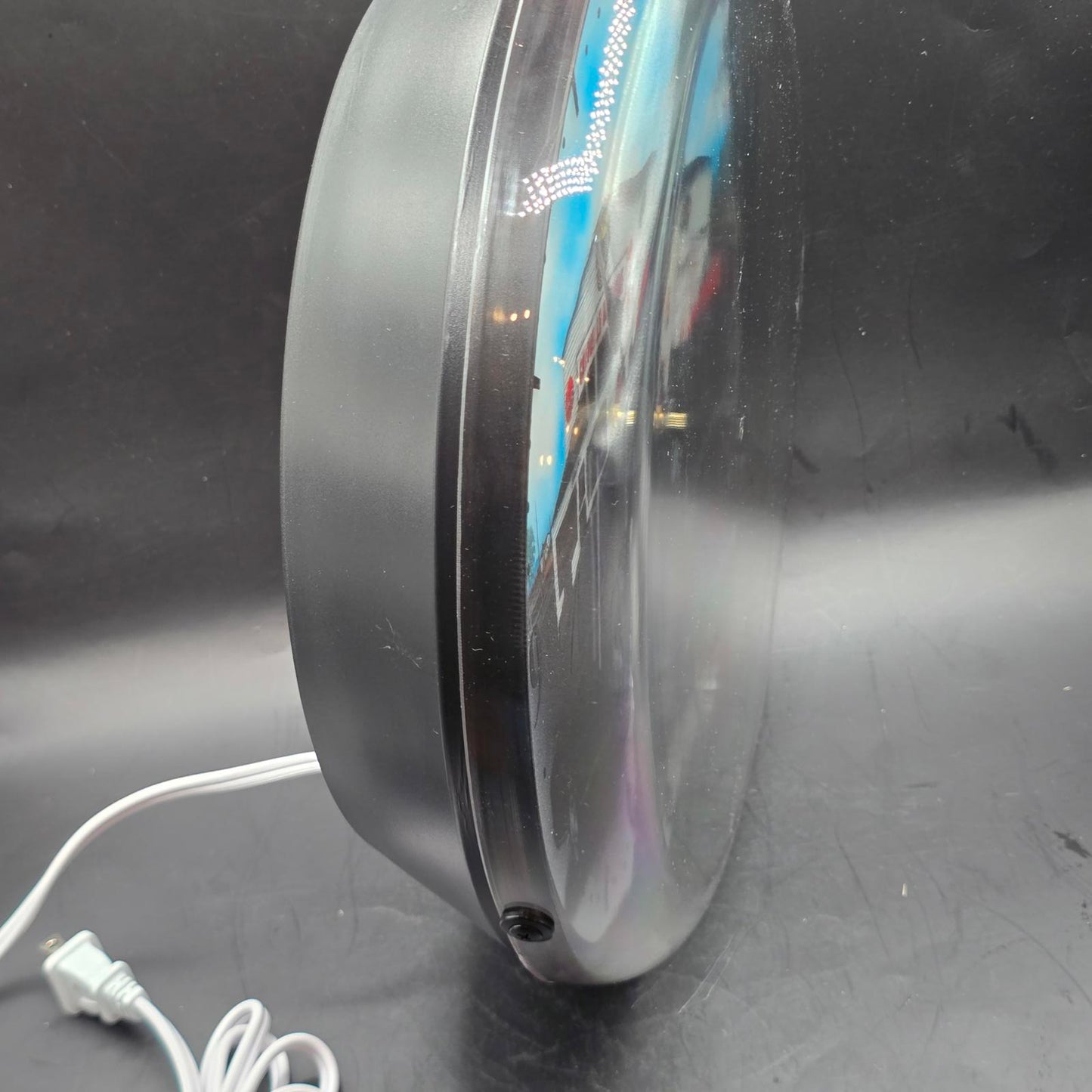 Backlit LED Clock- 1966 Black Chevrolet Chevelle