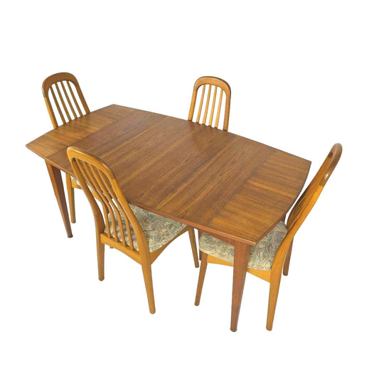 Benny Linden Danish Modern Teak 5 pc Dining Set