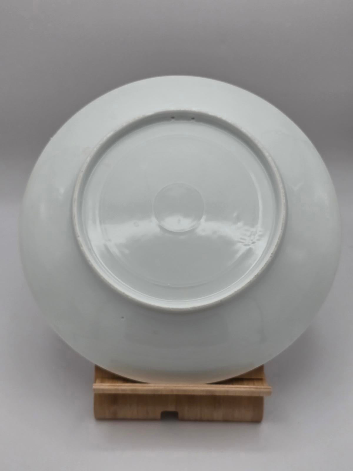 Antique Hand-Painted Floral Plate