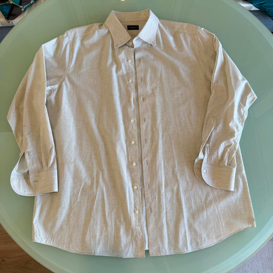 Proper Cloth - Custom Made Off-White Men's Dress Shirt