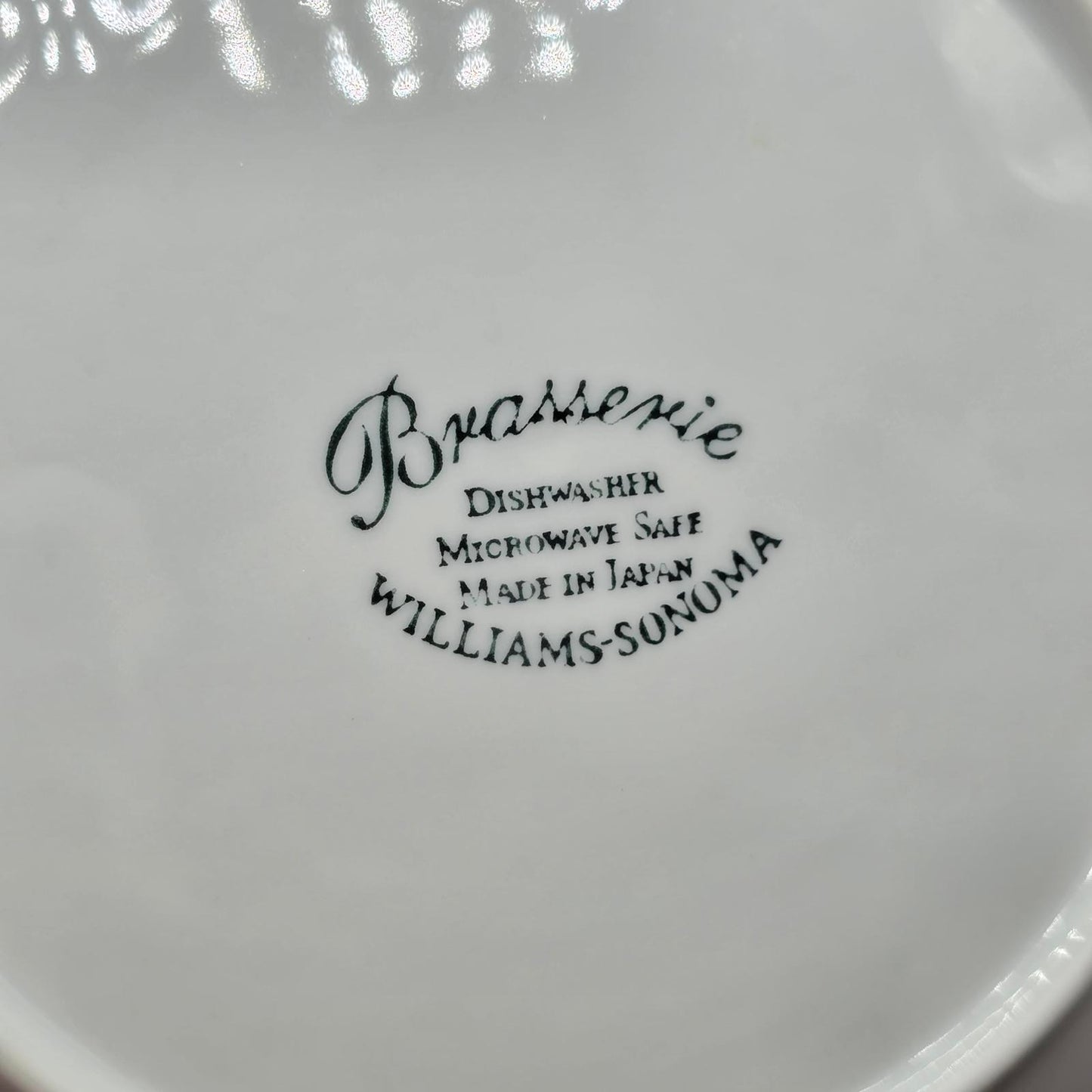 Williams Sonoma Green Brassierie Luncheon Plates- Set of 8