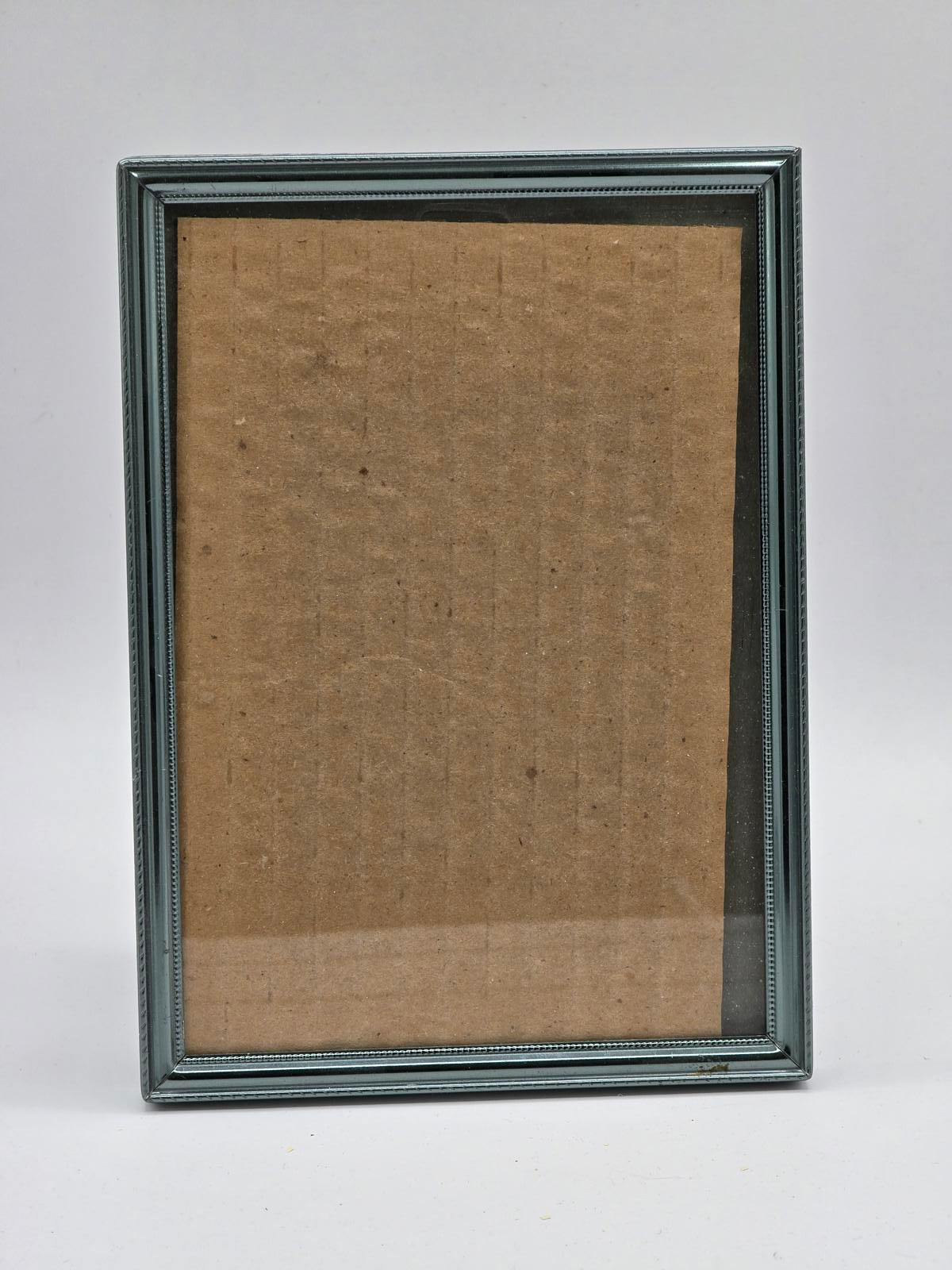 Blue Metal Frame With Edge Detailing