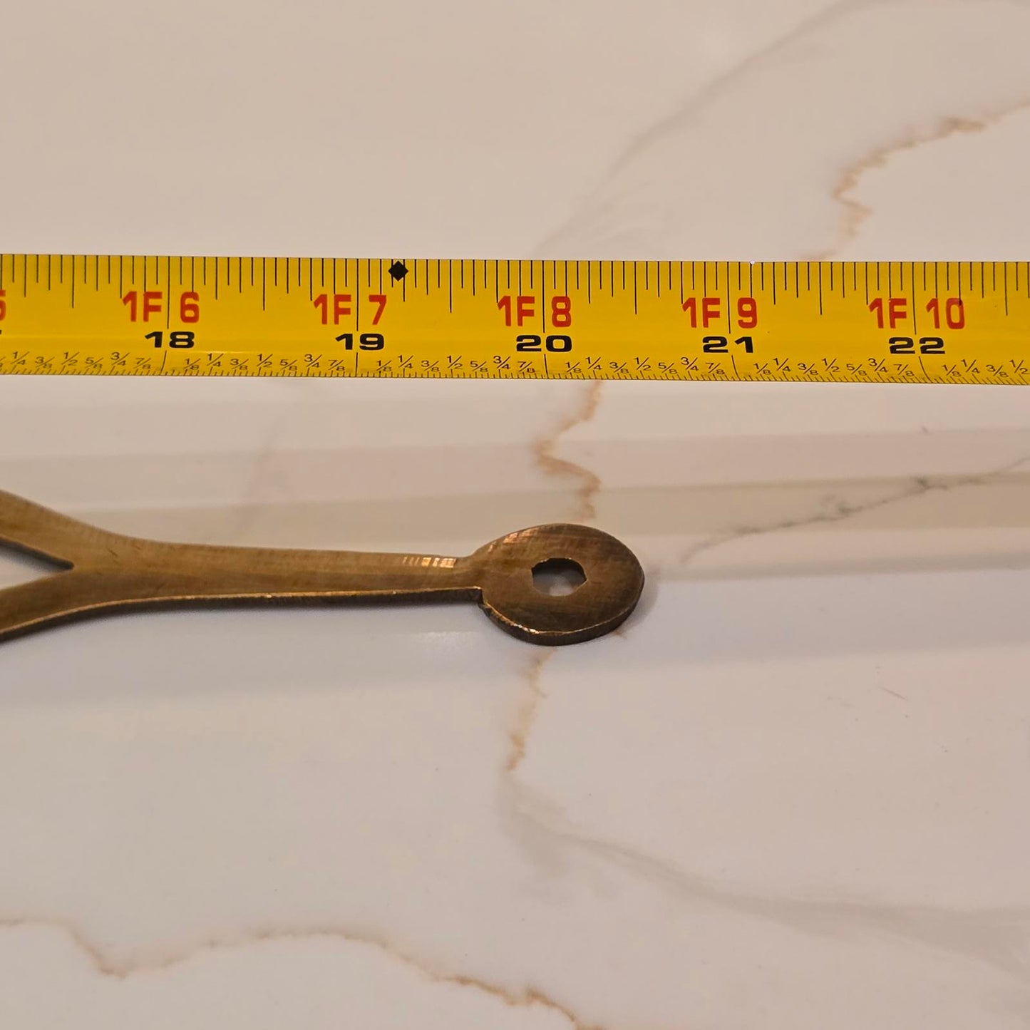 Vintage Brass Skimmer with Ornate Loop Handle