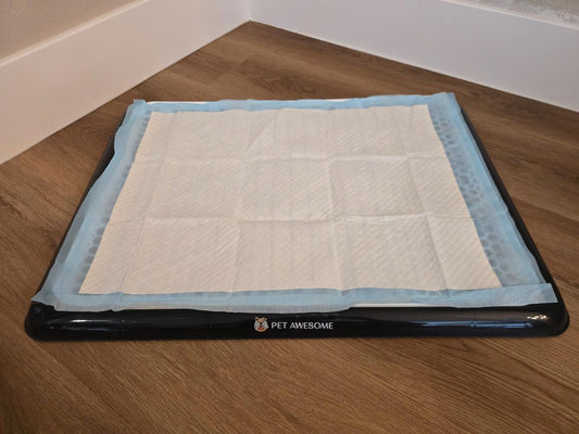 Pet Awesome Dog Potty Tray/Puppy Pee Pad Holder 25”x20”