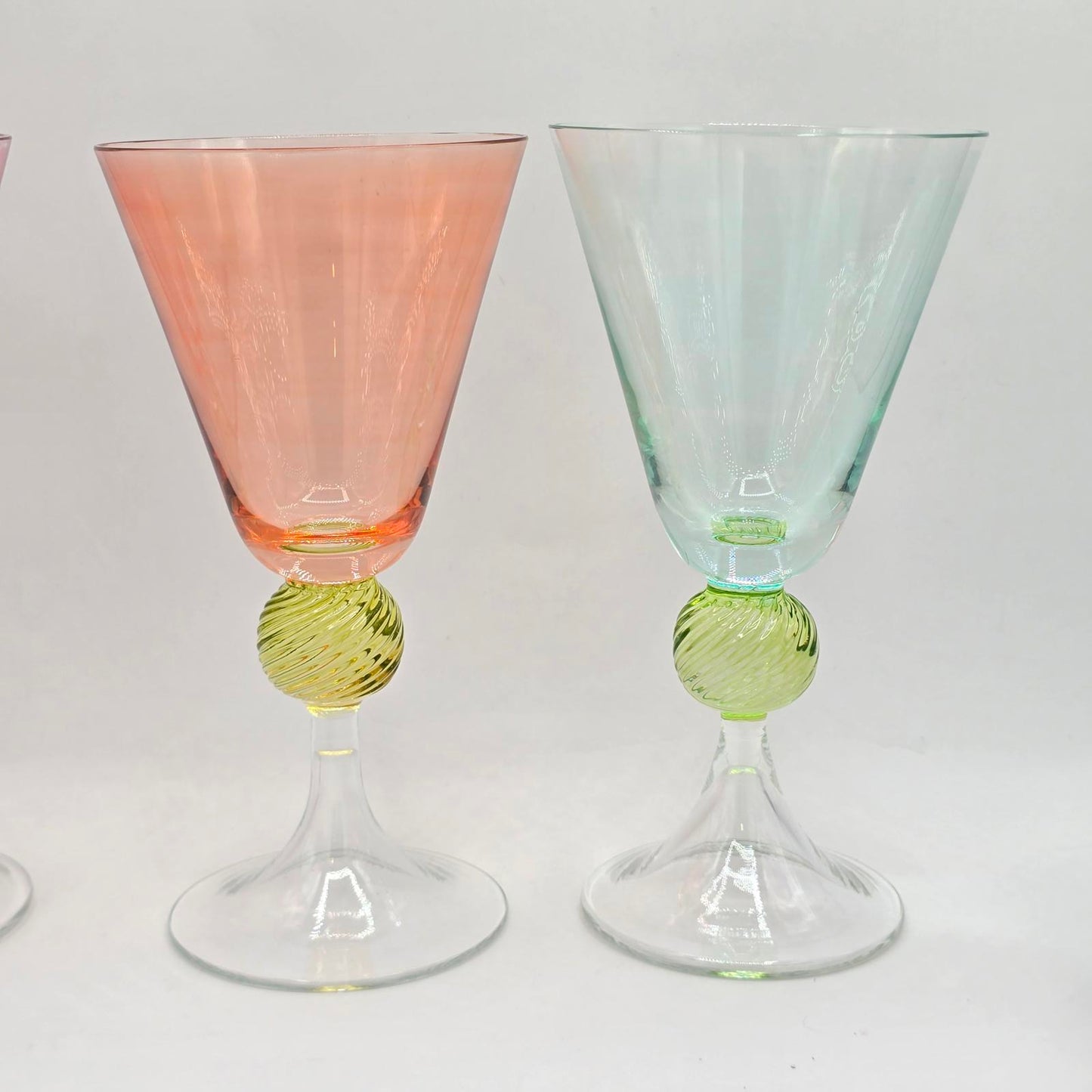 Southern Living at Home "Tango" Hand-Blown Water Glasses
