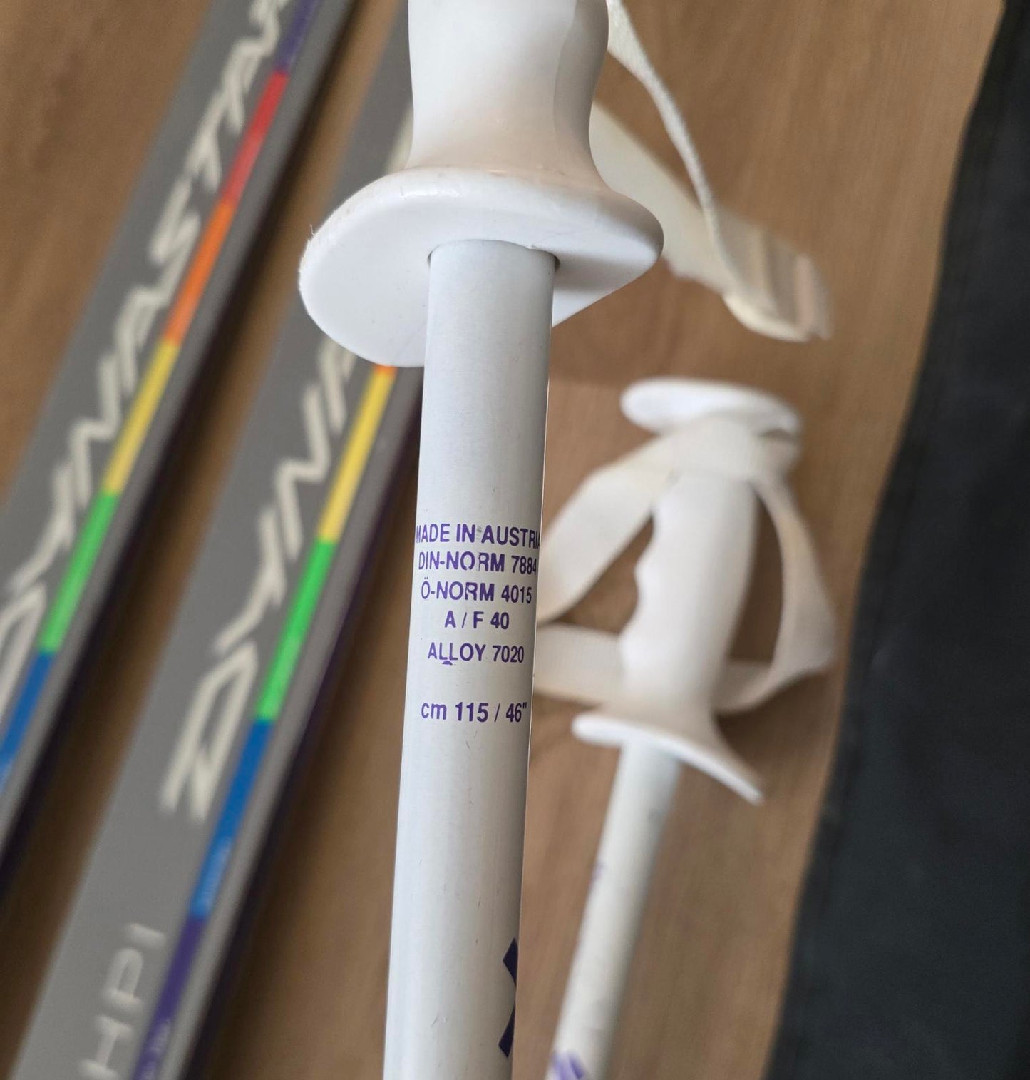 Dynastar Carbon Skis w/ M38 Bindings, Poles and Case - 180cm