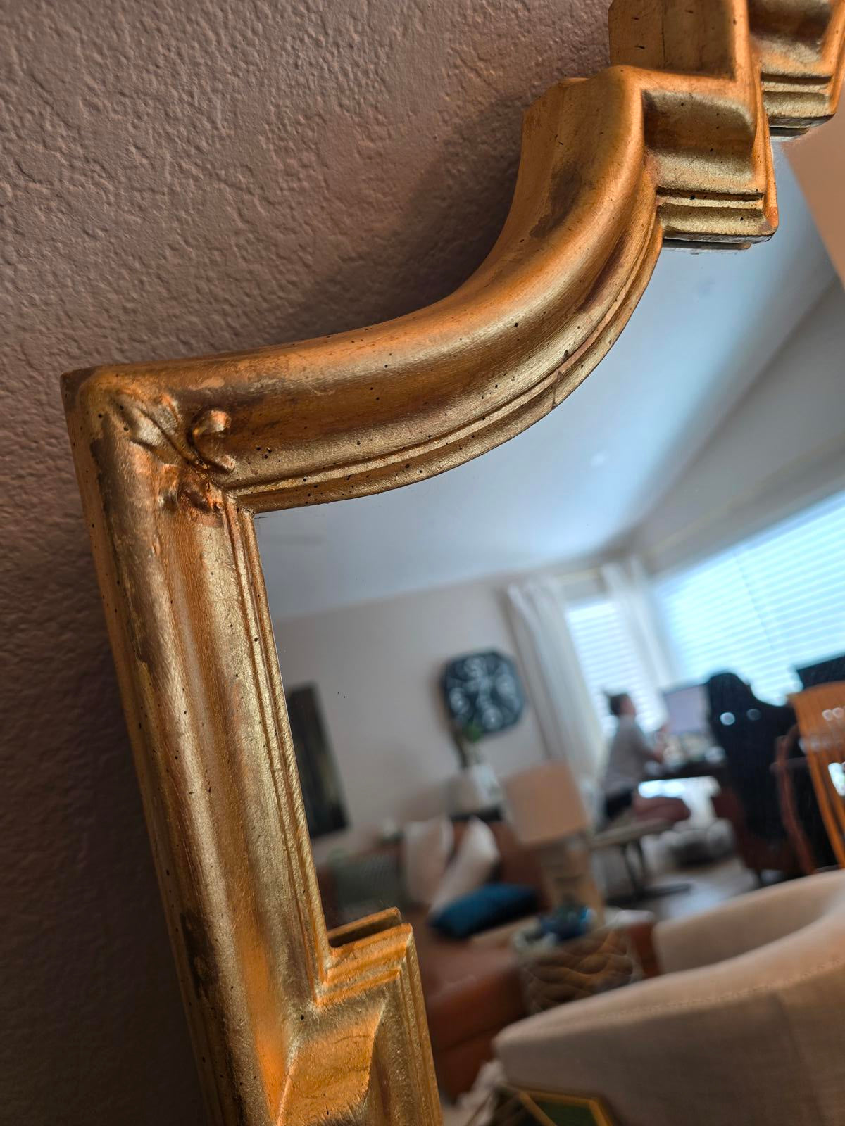 Ethan Allen Italian Hollywood Regency Style Mirror