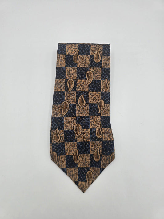 Monsieur Givenchy Tie - Brown/Blue